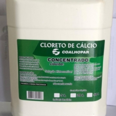 CLORETO DE CLCIO 1LT/5LT/20LT/50LT
